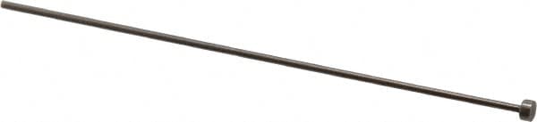 Straight Ejector Pin: 1.5 mm Pin Dia, 100 mm OAL, Steel