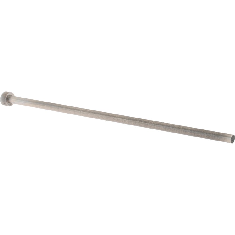 Straight Ejector Pin: 3.2 mm Pin Dia, 100 mm OAL, Steel