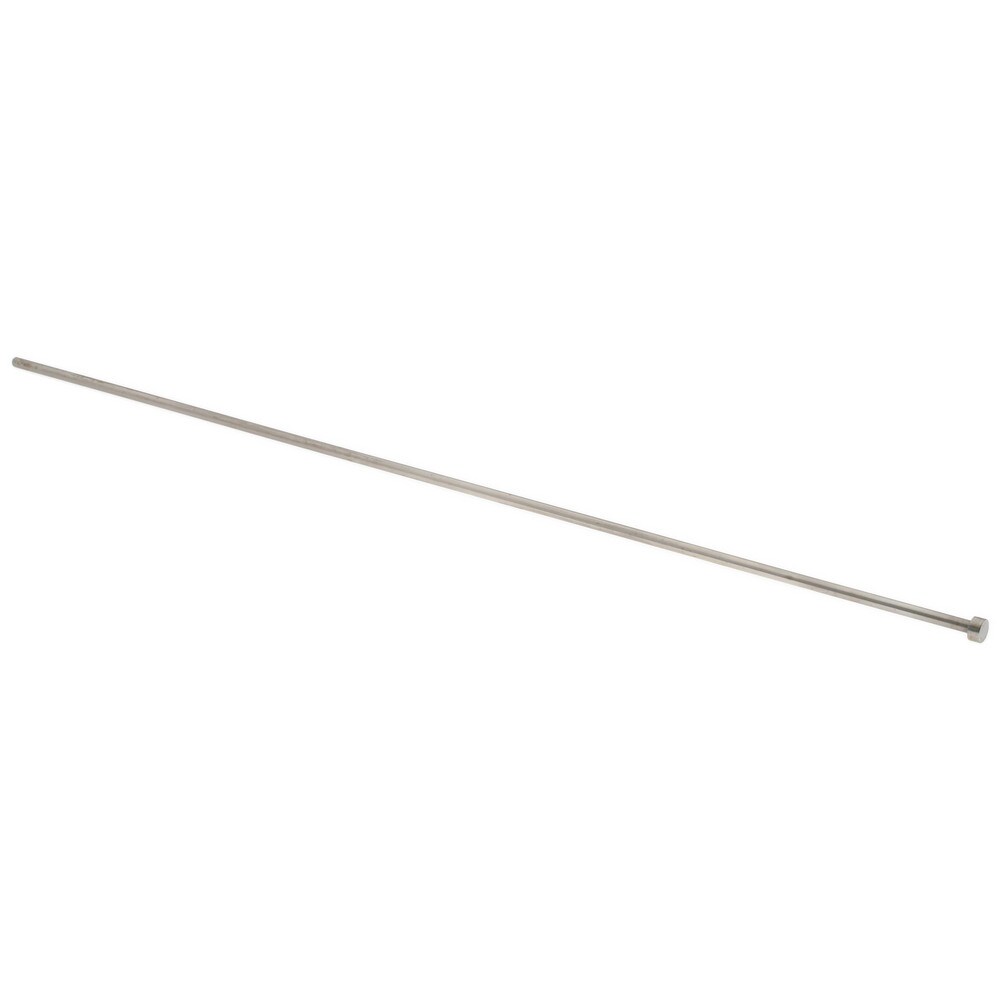 Straight Ejector Pin: 3.2 mm Pin Dia, 315 mm OAL, Steel