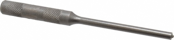 Roll Pin Punch: 3/16" - 4-1/2" OAL, Steel