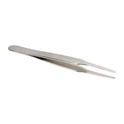 Precision Tweezer: 2A-SA, Round Tapered, Round Tip, 4-1/2" OAL