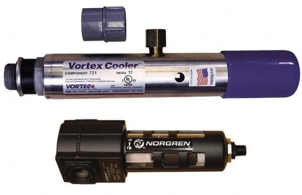 900 BTU per Hour, Vortex Enclosure Cooler without Thermostat