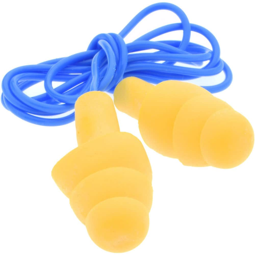 Aearo E-A-R 06528012 5PKS Earplug: Plastic, Flanged, No Roll, Corded 