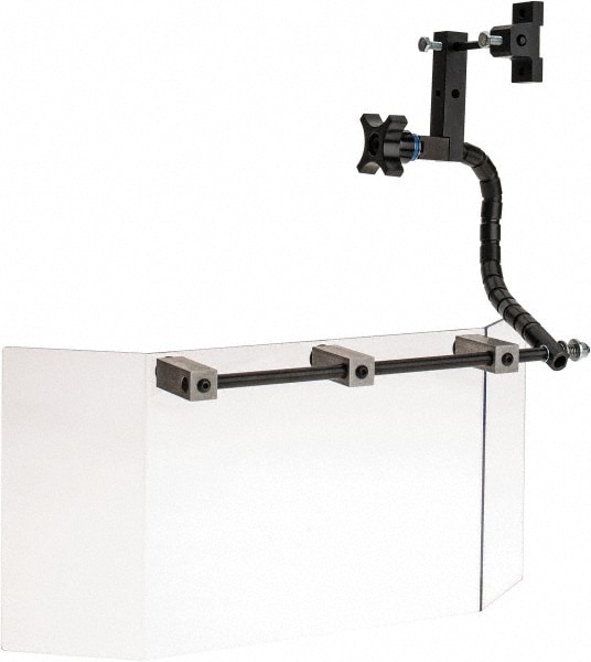 Milling Machine Guards; Type: Visor Guard with Base ; Guard Type: Visor Guard with Base ; Shield Width (Inch): 8 ; Shield Length (Inch): 16 ; Shield Width: 8 ; Shield Length: 16
