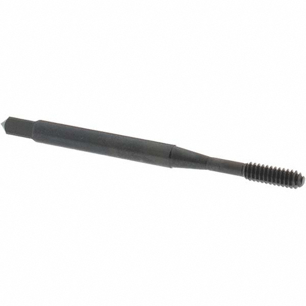 Thread Forming Tap: #4-40 UNC, Bottoming Chamfer, Cobalt, Steam Oxide Finish