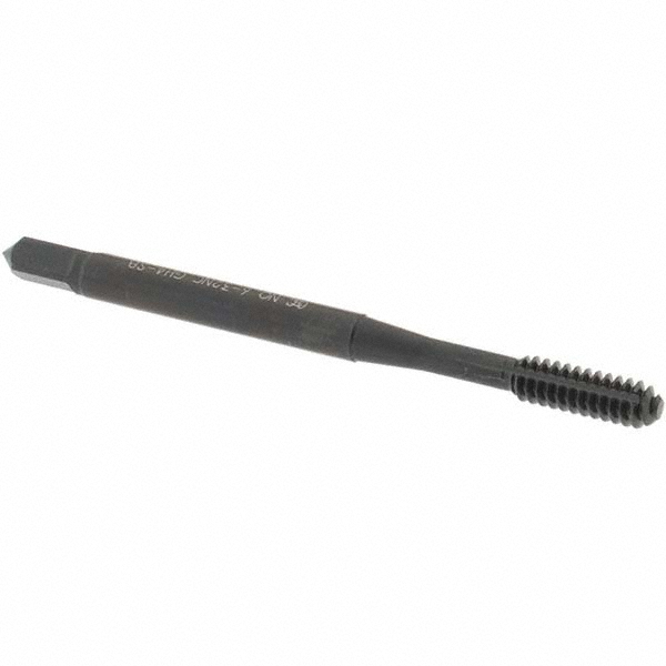 Thread Forming Tap: #6-32 UNC, Bottoming Chamfer, Cobalt, Steam Oxide Finish