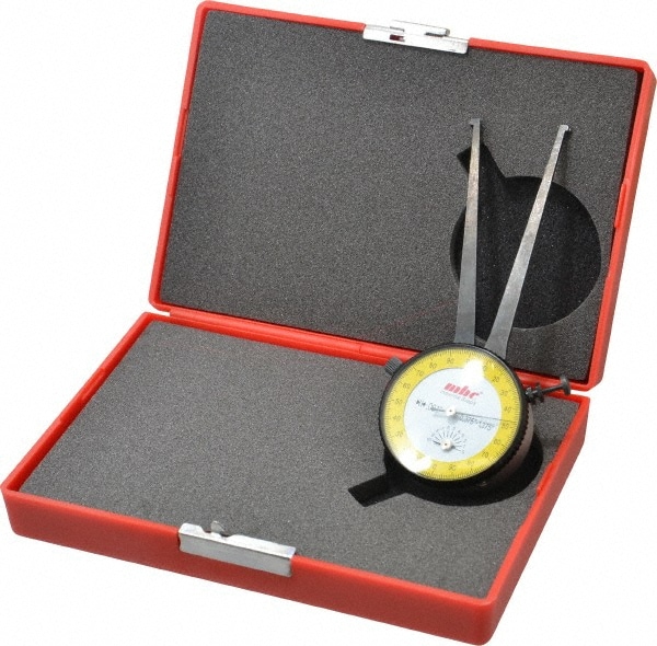 Value Collection 6612-0005 Inside Dial Caliper Gage: 3/8 to 1-3/8", 0.001" Graduation, 0.0015" Accuracy Image