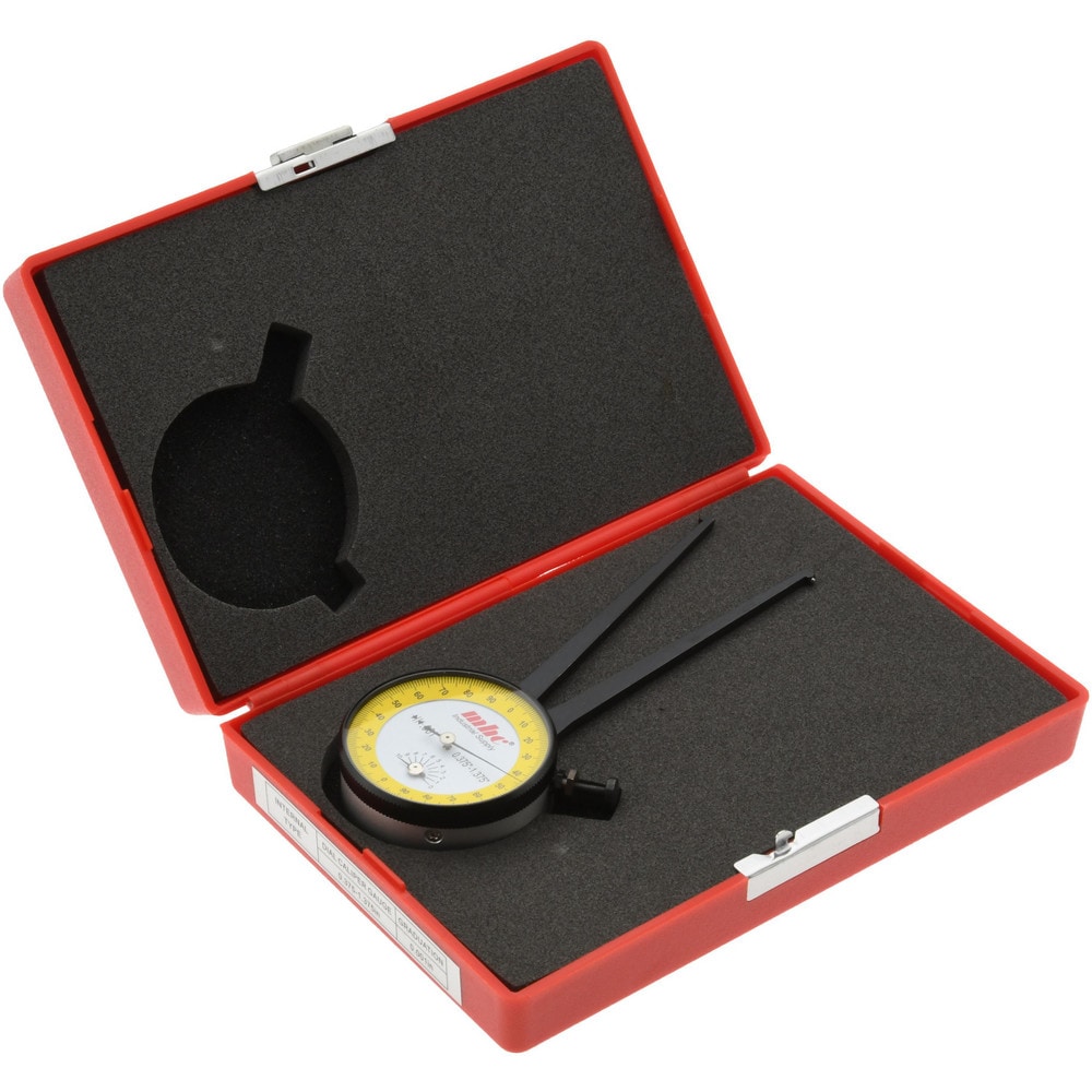 Inside Dial Caliper Gage: 3/8 to 1-3/8", 0.001" Graduation, 0.0015" Accuracy