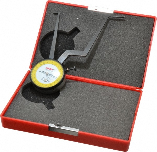 Inside Dial Caliper Gage: 3-1/4 to 4-1/4", 0.001" Graduation, 0.0015" Accuracy