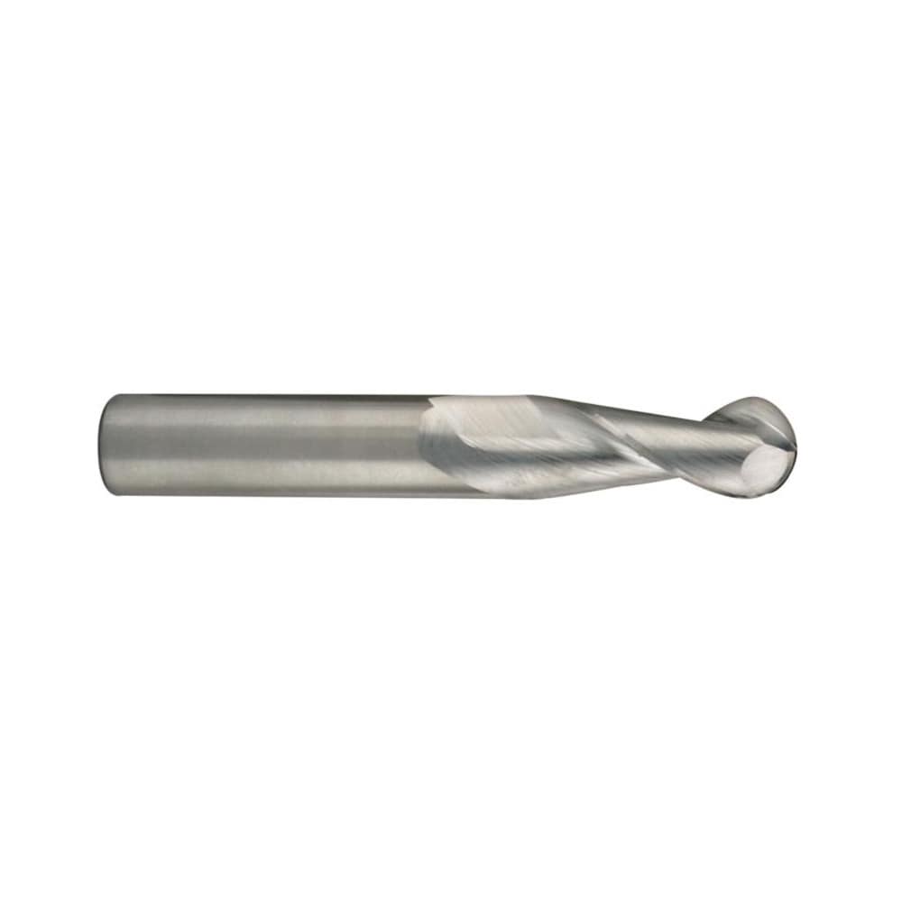 SGS 34634 Ball End Mill: 0.375" Dia, 1" LOC, 2 Flute, Solid Carbide Image