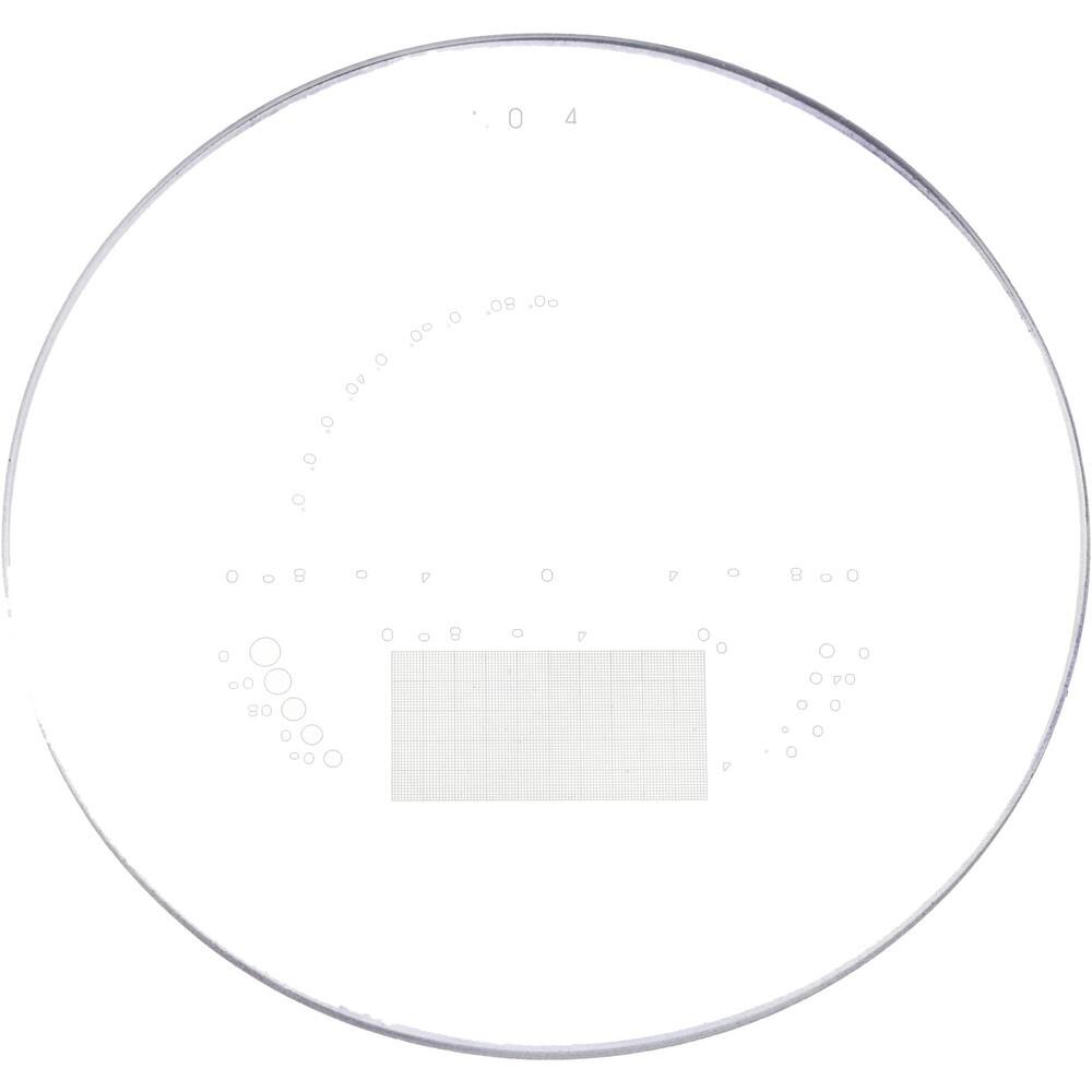 SPI 40-244-6 1-3/8 Inch Diameter, Optical Comparator Chart and Reticle 