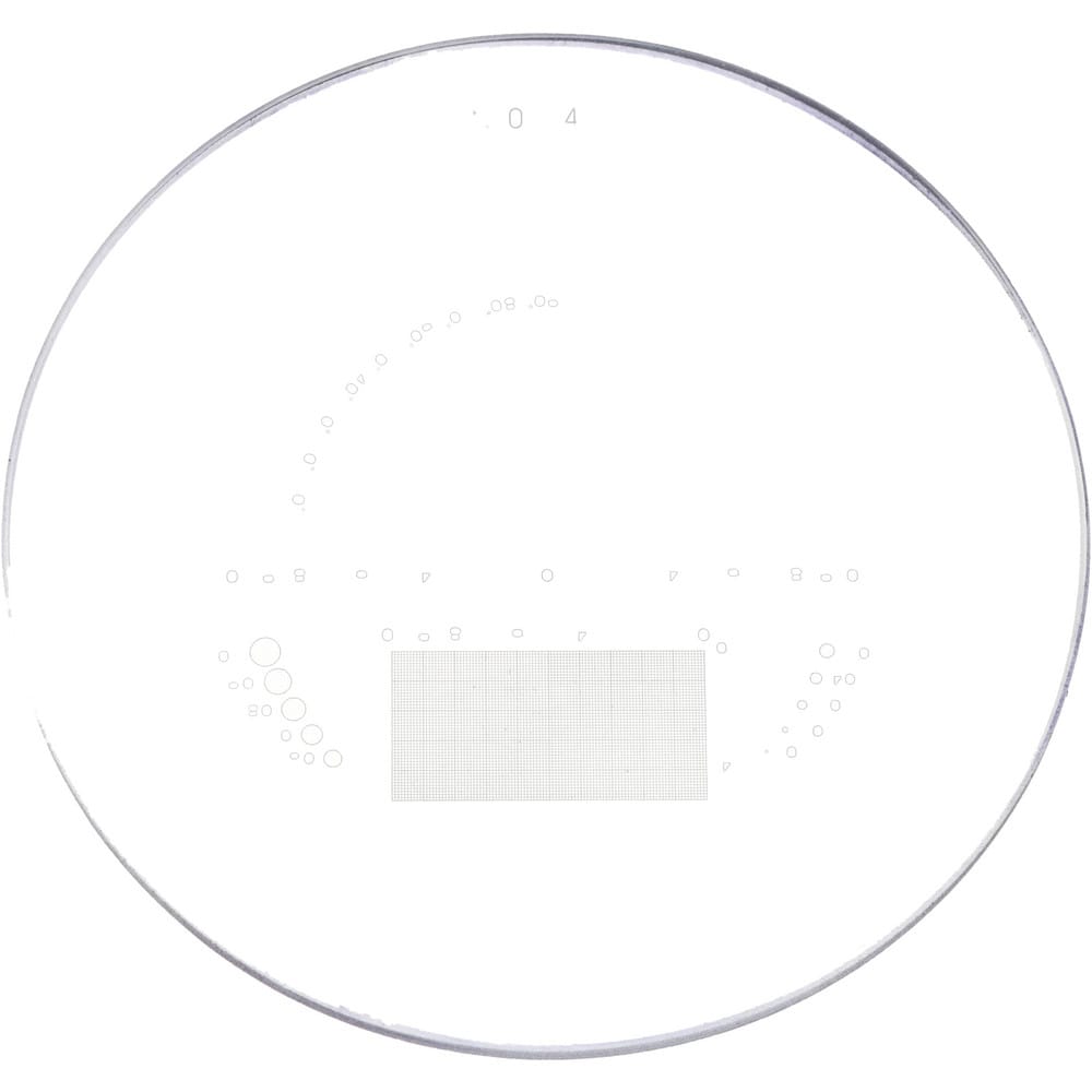 SPI 40-244-6 1-3/8 Inch Diameter, Optical Comparator Chart and Reticle Image