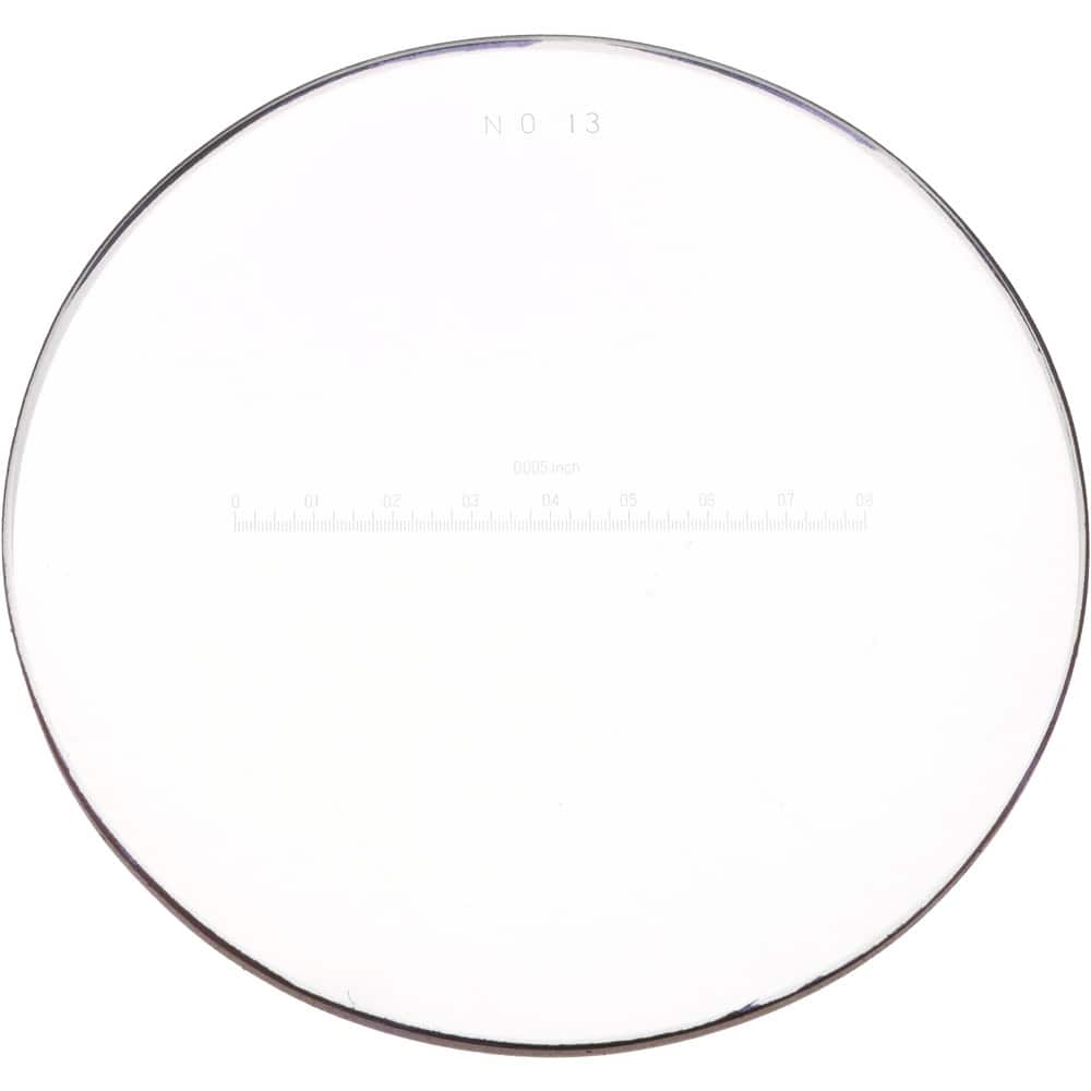 SPI 40-253-7 1-3/8 Inch Diameter, Optical Comparator Chart and Reticle 