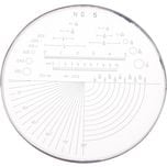 SPI - 1 Inch Diameter, Optical Comparator Chart and Reticle - 06555056 ...