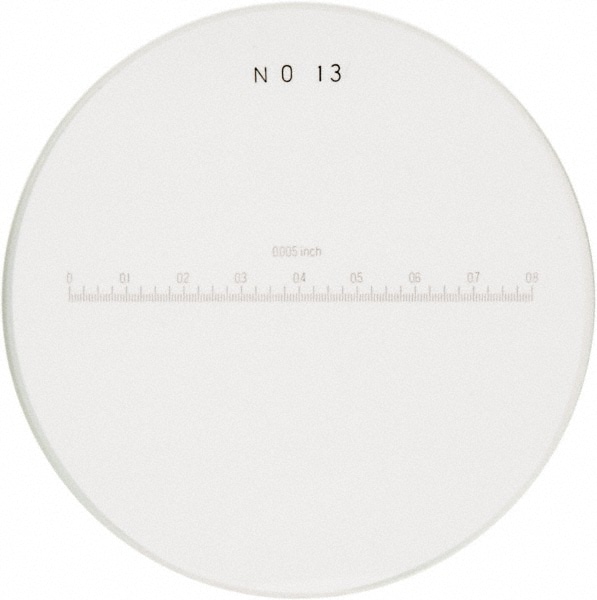 SPI 40-093-7 1 Inch Diameter, Optical Comparator Chart and Reticle Image