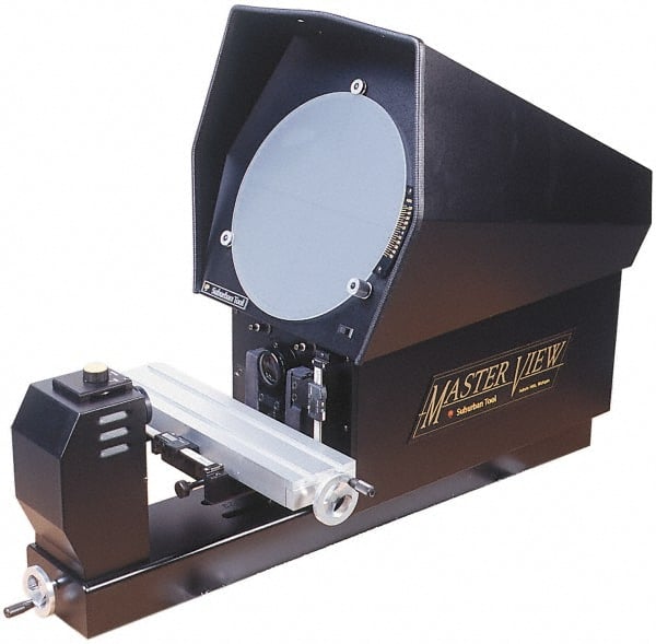 Suburban Tool MV14 Optical Comparator: 14" Screen Dia, Horizontal Orientation, 10x Magnification 