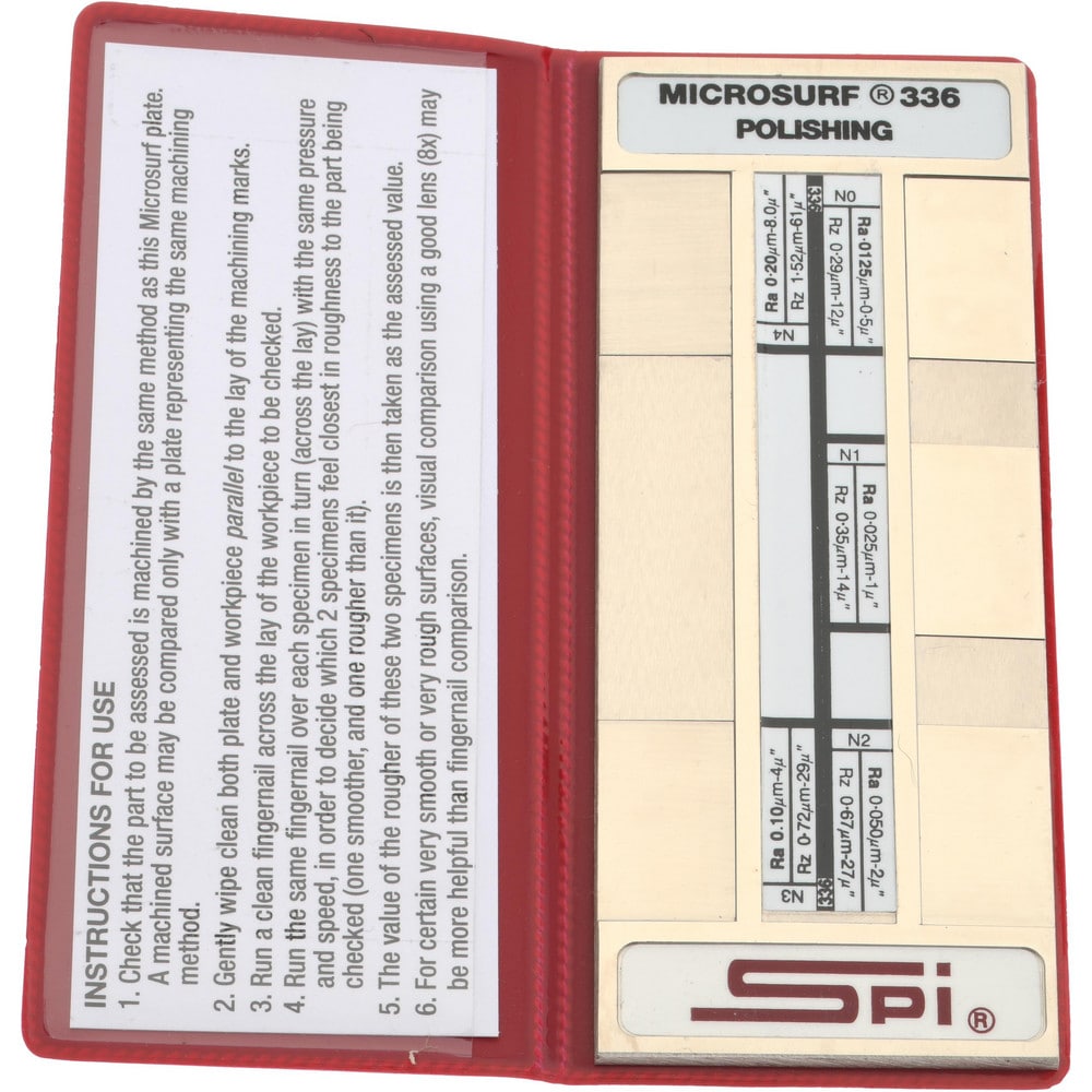 0.0125 to 0.2 RA micro m Surface Finish, Nickel, Surface Finish Comparator