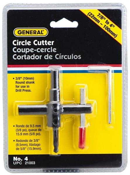 General Tools  5B Standard Circle Cutter, Range 1-6