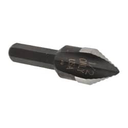 Irwin 10310 Step Drill Bits: 1/2" to 1/2" Hole Dia, 1/4" Shank Dia, High Speed Steel, 1 Hole Sizes 