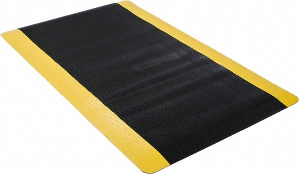 Wearwell 431.12X3X5BYL Anti-Fatigue Mat: 60" Length, 36" Wide, 1/2" Thick, Vinyl, Beveled Edge, Medium-Duty Image