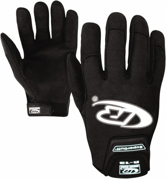 Gloves: Size L, Clarino & Spandex