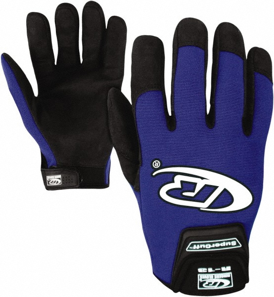 Gloves: Size L, Clarino & Spandex
