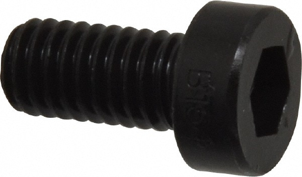 Holo-Krome 69398 Low Head Socket Cap Screw: M6 x 1, 12 mm Length Under Head, Low Socket Cap Head, Hex Socket Drive, Alloy Steel, Black Oxide Finish Image