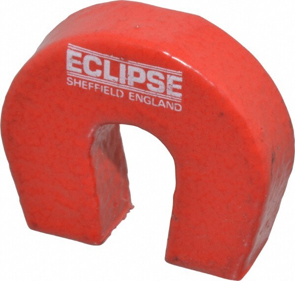 19/64" Overall Width, 1-1/8" Deep, 1" High, 2-3/4 Lb Average Pull Force, Alnico Horseshoe Magnet