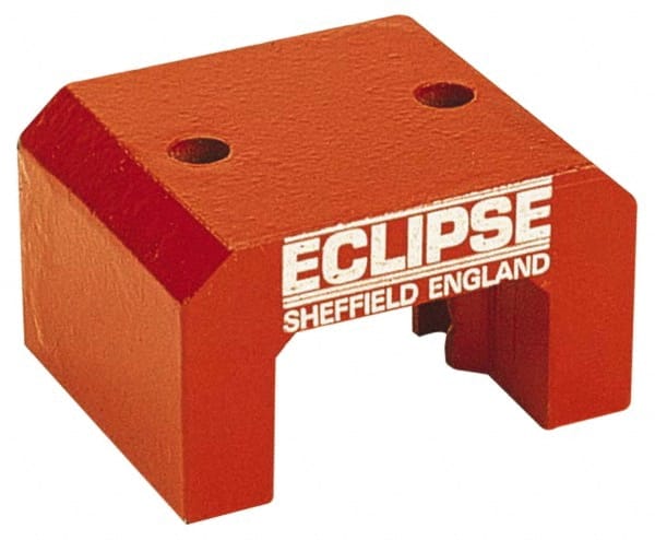 Eclipse 816/MSC 2 Hole, 0.374" Hole Diam, 3-1/4" Overall Width, 3-1/8" Deep, 2-1/8" High, 101 Lb Average Pull Force, Alnico Power Magnets 