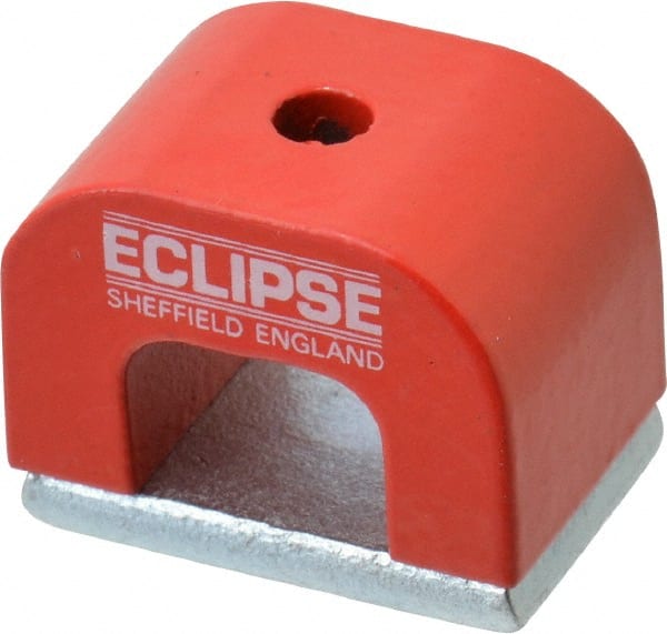 Eclipse 811 1 Hole, 0.1969" Hole Diam, 51/64" Overall Width, 1-3/16" Deep, 51/64" High, 9.5 Lb Average Pull Force, Alnico Power Magnets 