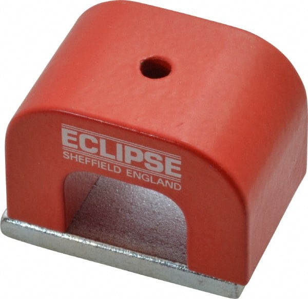 Eclipse 813 1 Hole, 0.1969" Hole Diam, 1-3/16" Overall Width, 1-49/64" Deep, 1-3/16" High, 26 Lb Average Pull Force, Alnico Power Magnets 