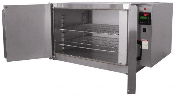 Grieve NB-350 115V 1 Phase, 28 Inch Inside Width x 24 Inch Inside Depth x 18 Inch Inside Height, 350°F Max, Portable Heat Treating Bench Oven 