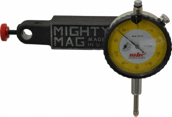 Value Collection 6580468 0.001" Graduation, 0-100 Dial Reading, Dial Indicator & Base Kit Image