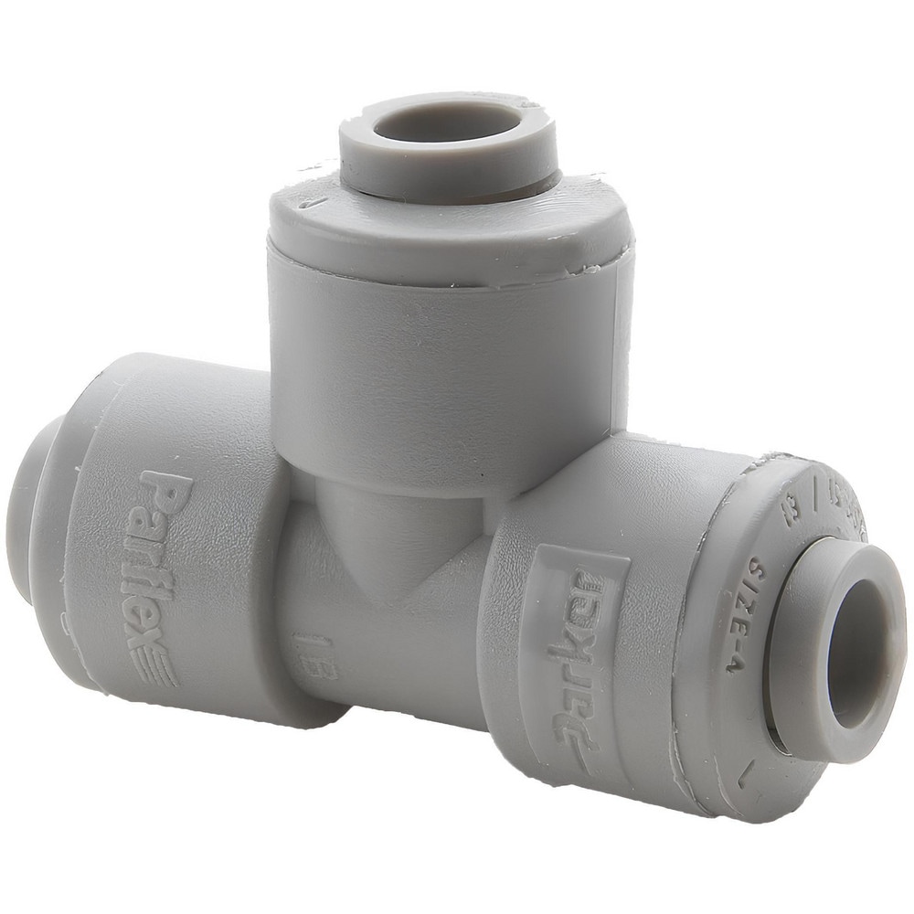 Push-To-Connect Tube to Tube Tube Fitting: Union Tee, 5/16" OD