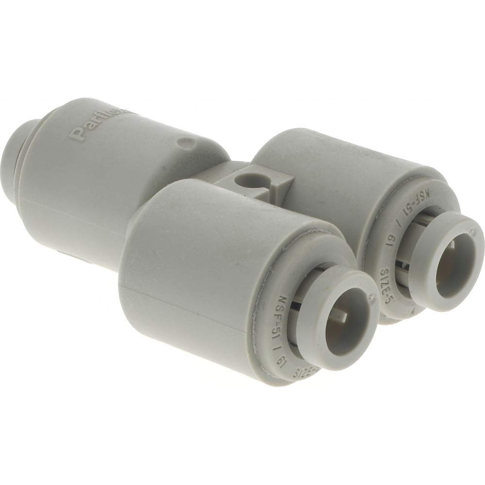 Push-To-Connect Tube to Tube Tube Fitting: Union, 5/16" OD