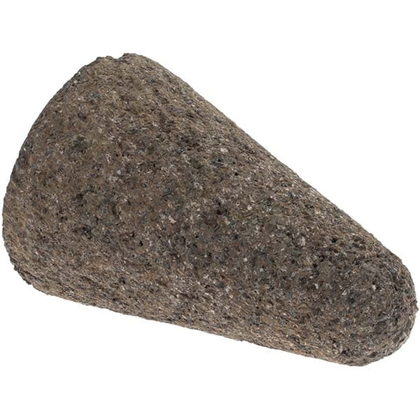 Abrasive Round Tip Cone: 17R Type, Very Coarse, 5/8-11 Arbor Hole