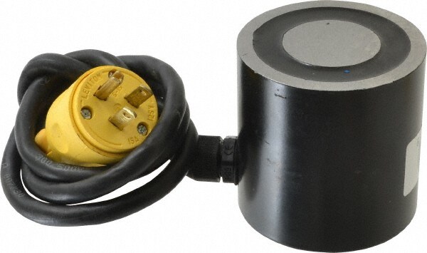3" Diam, 25 Watts, 370 Lb Max Magnetic Pull Electromagnet