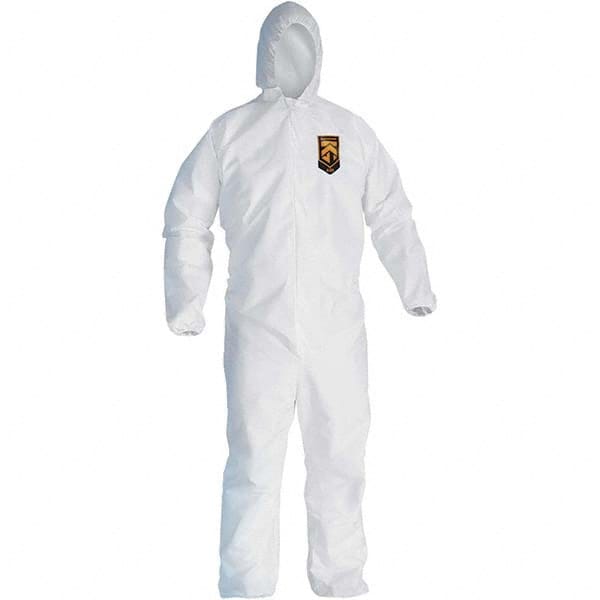 KleenGuard 49115 Disposable Coveralls: Size 2X-Large, SMS, Zipper Closure 