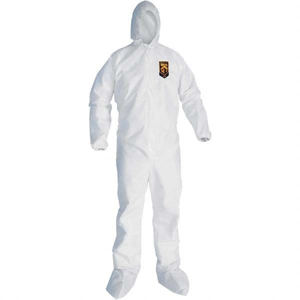 KleenGuard 49125 Disposable Coveralls: Size 2X-Large, SMS, Zipper Closure 