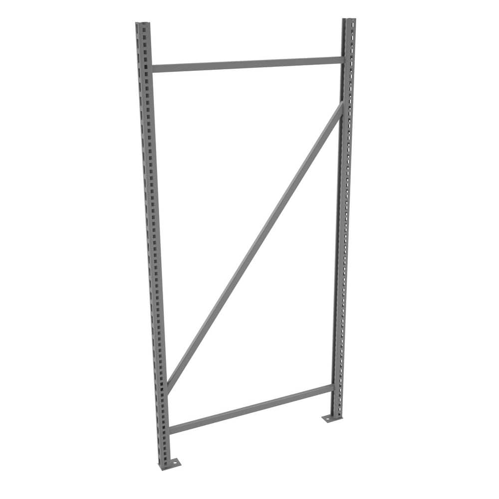 Bulk Storage Welded Rack End Framing Upright: 1-3/4" Wide, 36" Deep, 72" High, 10,000 lb Capacity