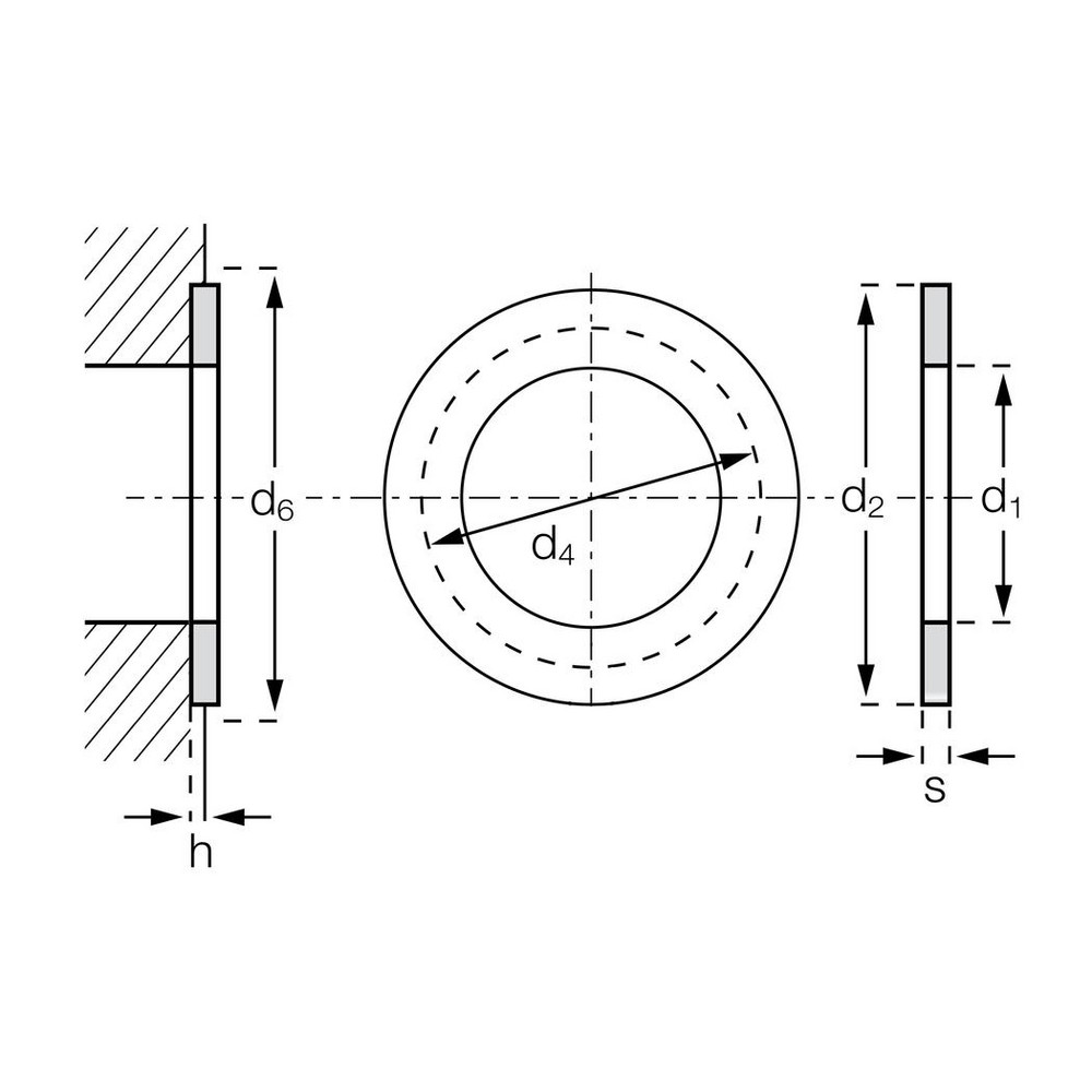 Igus Thrust Bearing 3/4" ID, 1.063" OD, 0.094" Thick, Washer, 3,400