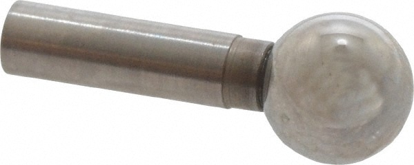 6.35mm Ball Diam, 3.17mm Shank Diam, Stainless Steel Fixture Tooling Ball