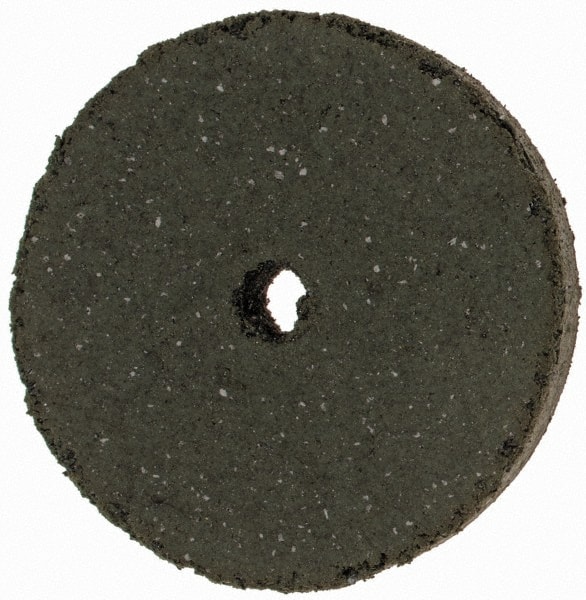 Cratex 80-2 C Surface Grinding Wheel: 1" Dia, 1/8" Thick, 1/8" Hole 