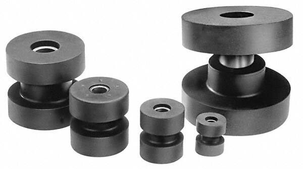 Two-Part Universal Mounts; Mounting Hole Diameter: 1.25 ; Axial Load Capacity: 275 (Pounds); Radial Load Capacity: 190.000 (Pounds); Color Code: Blue ; Pad Diameter: 1.87 ; Pad Thickness: 0.78