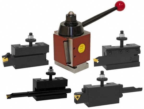 Series AXA Tool Post Holder & Set for 0 to 12" Lathe Swing