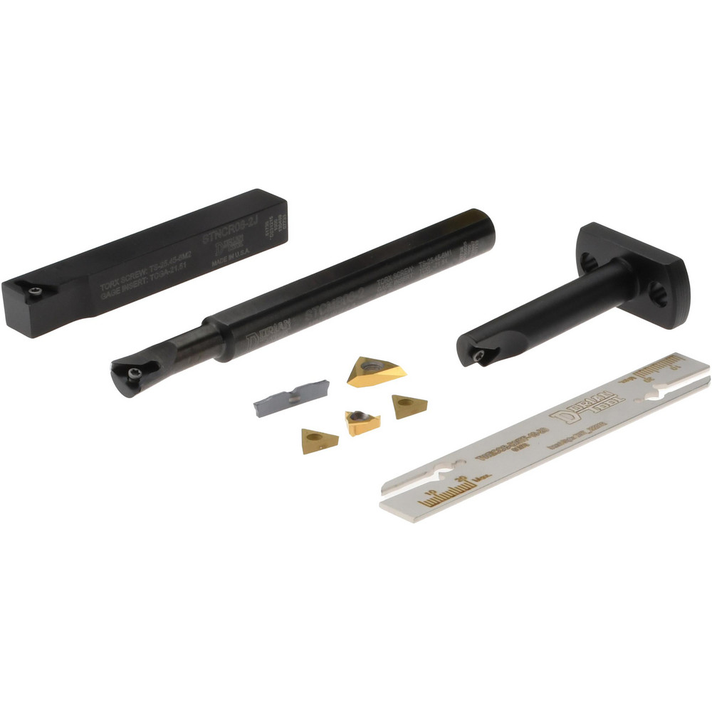 6-Piece AXA Piston Type Quick Change Tool Post Set For Lathes (6" To 12" Swing)