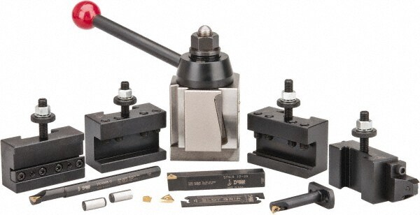 Quadra Quick Change Series BXA Tool Post Holder & Set for 13 to 15" Lathe Swing