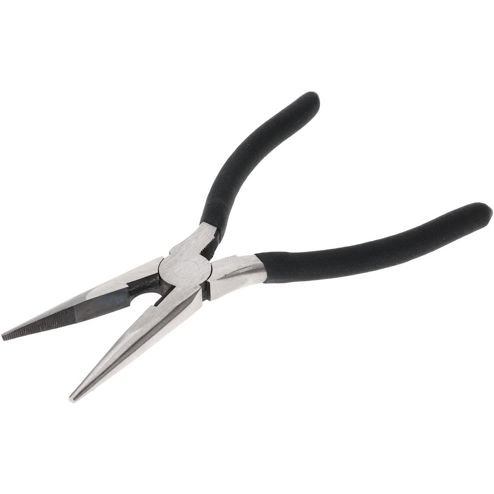 Long Nose Plier: 2" Jaw Length, Side Cutter