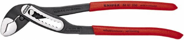Tongue & Groove Plier: 1-3/8" Cutting Capacity, Self-Gripping Jaw