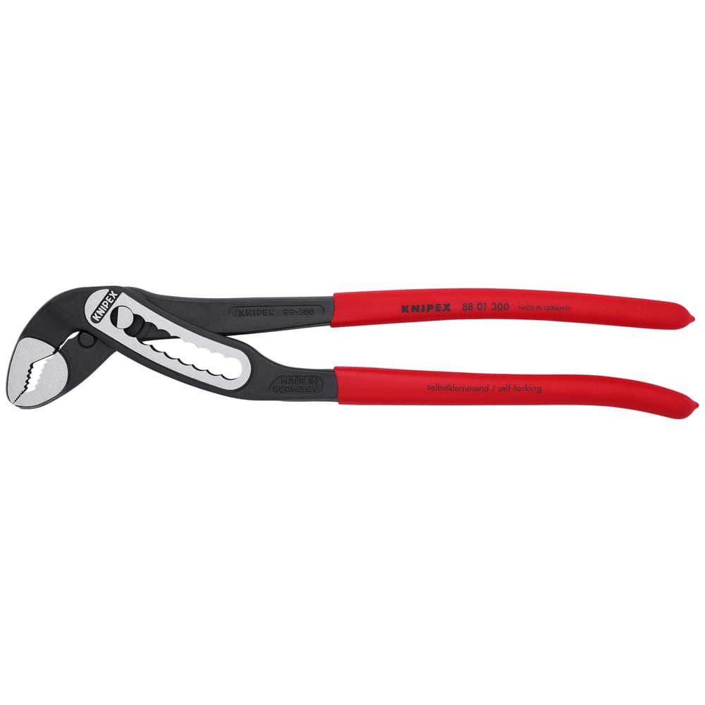 Tongue & Groove Plier: 1-7/8" Cutting Capacity, Self-Gripping Jaw